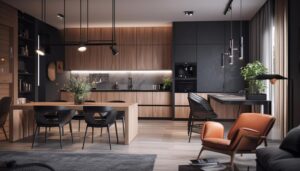luxury-domestic-kitchen-with-elegant-wooden-design-generated-by-ai_188544-15357